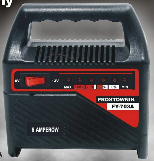 Prostownik  6V-12V  6AMP FY-703A 6A