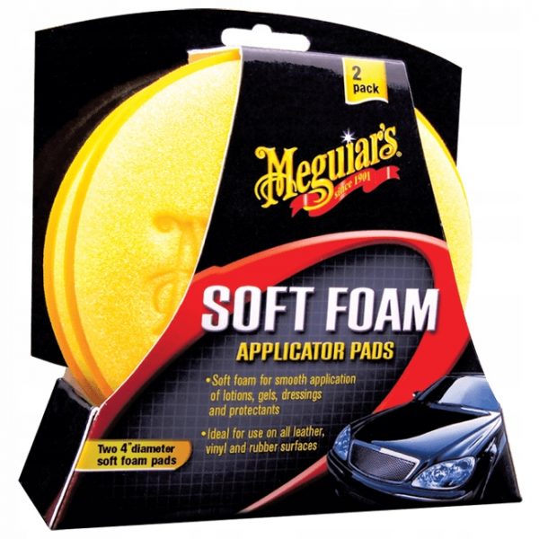 Aplikator Gąbka Pad MEGUIARS Soft Foam Applicator 2-pack