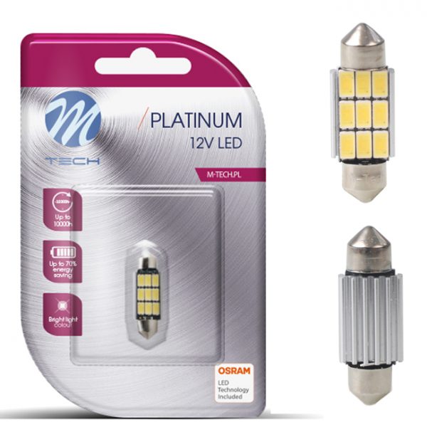 Żarówka LED M-Tech C5W 3,2 W 12V LB815W-01B 1 szt. - obrazek 5